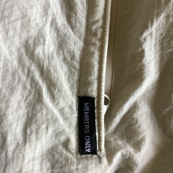 VTG Members Only Windbreaker Jacket M Full Zip Hooded Pockets Drawstring 84B - Picture 8 of 11